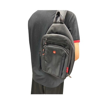 胸前單背包中小容量主袋+外袋共五層360度加大內水瓶袋