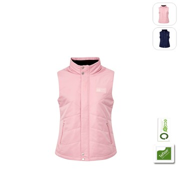 【FILA】女性 超潑水 鋪棉背心-粉色 5VEX-5111-PK