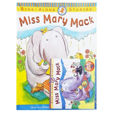 Little Brown nobuyeong Miss Mary Mack套裝，包括音樂、故事和遊戲  Sing-Along Stories  JYBooks