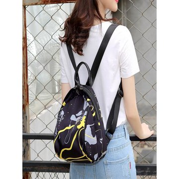 雙肩包女小包2025新款時尚百搭輕便帆布女士小背包防水尼龍牛津布