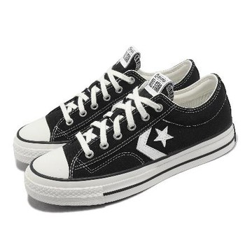 Converse 帆布鞋 Star Player 76 Low 男鞋 女鞋 黑 白 復古 休閒鞋 低筒 A01607C
