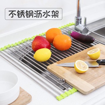 瀝水架擱碗架淋水架碗碟廚房洗碗布涼碗架蔬菜架子不銹鋼杯子單層