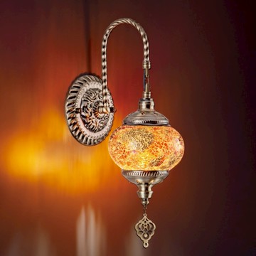 E27 手工玻璃壁燈 B20-13-65644