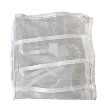 加大床單外套分格收納袋 7格 白色 牛津布包邊+紗網 可手洗/機洗  47 x 33 x 22cm  1個