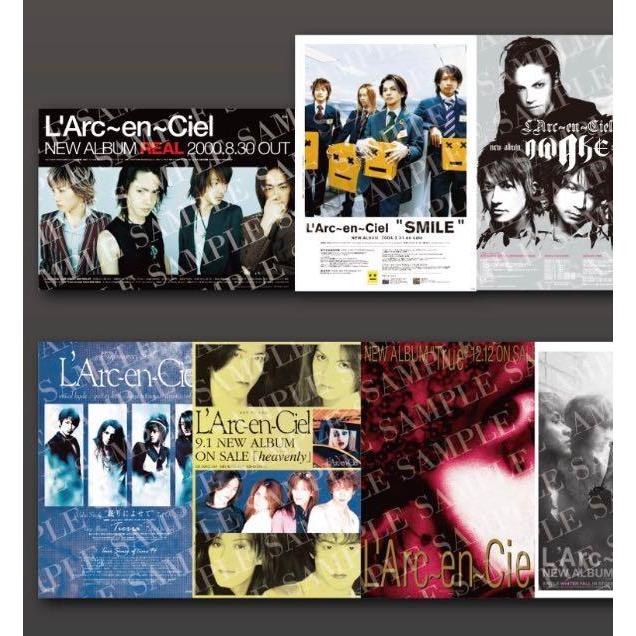 L'Arc-en-Ciel 歴代B2 告知ポスター 全11種コンプリート ラルク