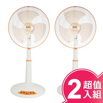 【南亞牌】南亞16吋三段風速左右擺頭桌立扇(可升降) EF-1699 超值二入組