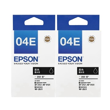 EPSON T04E T04E150 黑色 原廠墨水匣 2入組