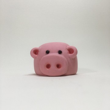 可愛動物系列-幸福豬收納座