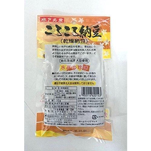 だるま食品 水戸名産 ころころ納豆(乾燥納豆) 120g×5個パック(計600g)