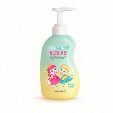 【韓國 Pinky Tonky】 兒童全效潤膚露500ml(兒童身體乳液)