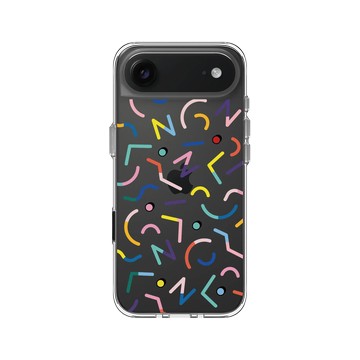 iPhone Air Clear Case（相機按鈕） 透明 - Curious 80’s  好奇八O - 一起慶祝吧！