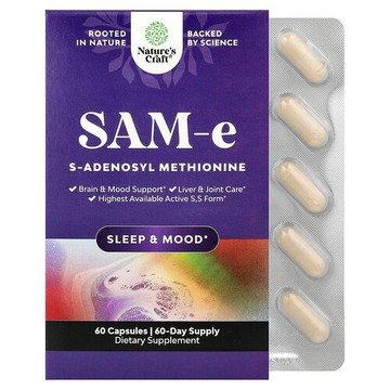 Nature's Craft, SAM-e，200 毫克，60 粒膠囊