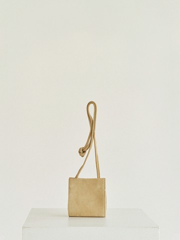 Mini Egg bag_Suede  Grey