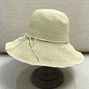 優雅草帽女帽子夏天百搭出游漁夫遮陽帽海邊度假防曬沙灘帽有大號1入