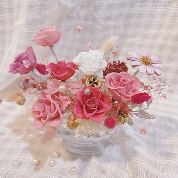 魅力粉紅聖誕盆花 / 聖誕禮物 / 交換禮物