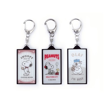Peanuts史努比燈箱鑰匙圈-Norns Original Design Snoopy Olaf 歐拉夫LED吊飾