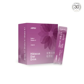 AKIMIA HEALTH｜手搖系列｜紫艷洛神輕㜣飲（20包）