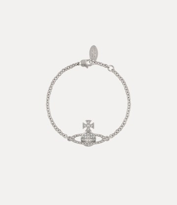 Vivienne Westwood Mayfair Bas Relief Bracelet Silver-crystal Brass Women