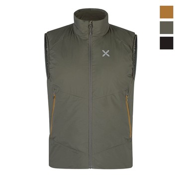 【義大利MONTURA】男 Dolomiti 防風透氣輕暖背心