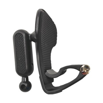 卡扣車用圓球支架 ABS+矽膠材質  黑色  1個