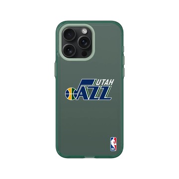 iPhone 15 Pro Max Clear 憂墨綠 - NBA - Logo-猶他爵士 Utah Jazz - Light