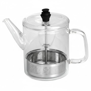 Quasi 舞茶IH耐熱玻璃壺 電磁爐可用  1.5L  1個