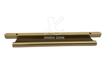 【協進五金】崁入式鋁把手 噴砂+陽極黃銅金