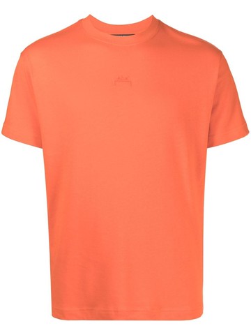 A-COLD-WALL* - Brutalist graphic-print T-shirt - men - Cotton - S - Orange