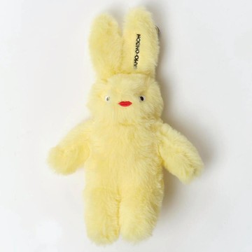 【SAMO ONDOH】ACC Baby Tokiyom - eco fur yellow 小兔子 包包吊飾 包包配件 皮草 絨毛 送禮
