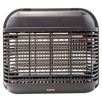 Kinyo 8顆LED電擊式捕蚊燈 附鐵鍊 + 毛刷 黑色 1kg 305 x 108 x 260mm  KL-8081