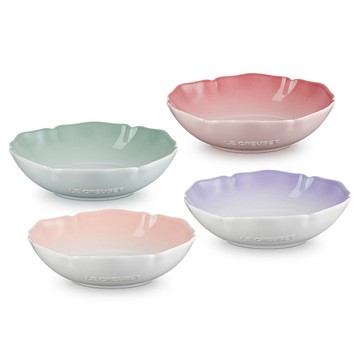 LE CREUSET -凡爾賽花園系列瓷器深圓盤20cm (淡粉紅/淡粉紫/櫻花粉/湖水綠 4色選1)