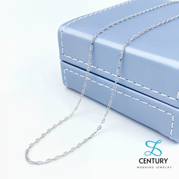【世紀白金】 Pt950鉑金項鍊 鉑金豬鼻子鍊 白金日字鍊 可洗溫泉永不褪色