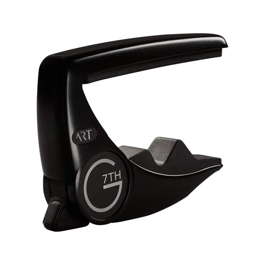 G7th Performance ART Capo String, Satin Black Bundled with MXR Pa