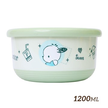 【HOUSUXI】三麗鷗帕恰狗-不鏽鋼雙層隔熱碗1200ml(A04)【5周年慶↘三件75折】