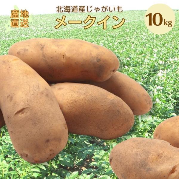 じゃがいも ジャガイモ  メークイン 10kg 正品・LM L 2L混 （新じゃがいも） 野菜 北海道産 産直 内祝 ジャガイモ 北海道ギフト