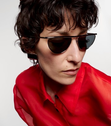 Khaite x Oliver Peoples flat-top sunglasses