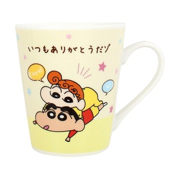 Shinchan 蠟筆小新 陶瓷馬克杯 220ml  黃色  1個