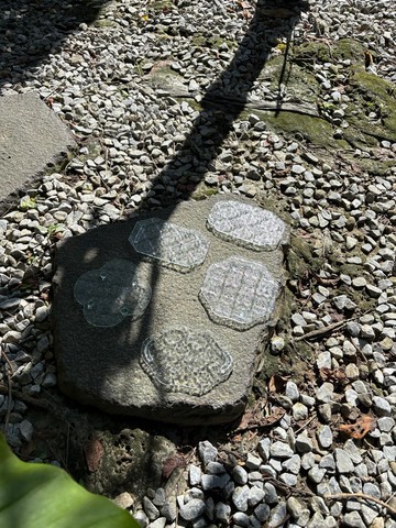 海棠壓花玻璃平盤