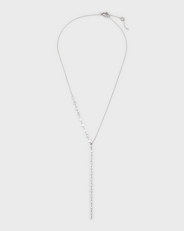 Round Rose Cut Diamond Y Necklace, 3.0tcw