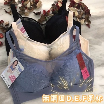 『A&J』#9122 無鋼圈 D、E、F罩杯👉透氣罩杯 性感網紗 防走光😍斜邊加高 包覆好！