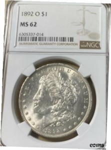 品質保証書付】 アンティークコイン NGC PCGS 1892-O NGC MS62 Morgan