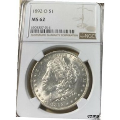 品質保証書付】 アンティークコイン NGC PCGS 1892-O NGC MS62 Morgan