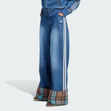 ADIDAS WIDE LEG JEANS 女 牛仔長褲 KW4518