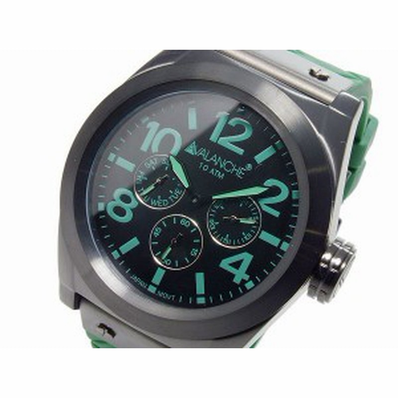 アバランチ 腕時計 メンズ Avalanche 時計 Av1027 Grbk ブラック グリーン 黒 緑 人気 ブランド 男性 ギフト プレゼント 通販 Lineポイント最大1 0 Get Lineショッピング