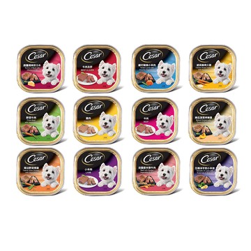 Cesar 精緻/風味餐盒 100g*48入 寵物/狗罐頭/狗食