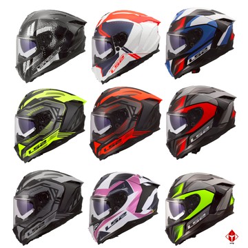 LS2 安全帽 FF817 CHALLENGER II 彩繪 多色可選 金屬插扣 內墨鏡 玻纖複合材質  全拆洗 全罩