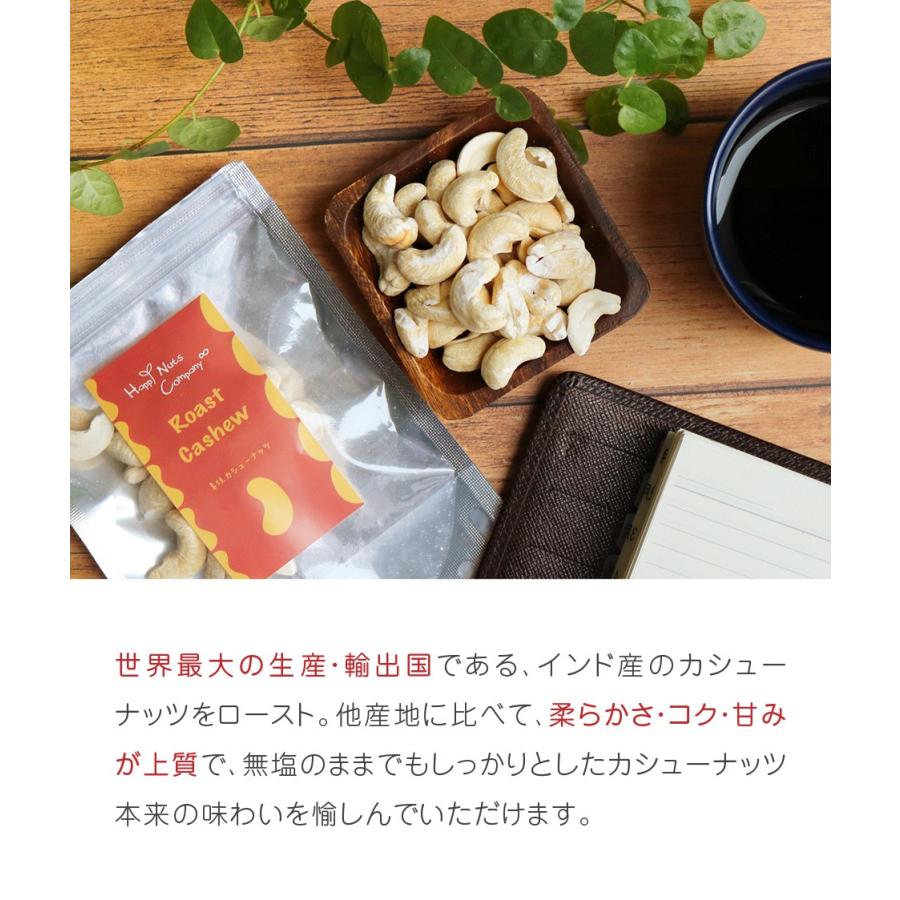 カシューナッツ 素焼き 無塩 無添加 130g