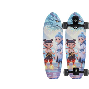 免蹬款路沖板滑板S9彈簧橋支架青少年成人刷街代步專業陸地沖浪板【北歐居家生活】