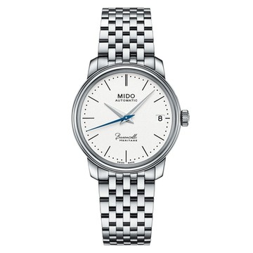 MIDO美度 官方授權 BARONCELLI永恆系列 復刻機械腕錶 錶 手錶 送禮 33mm/M0272071101000