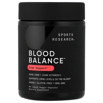 Sports Research, Blood Balance™，90 粒液體素食膠囊